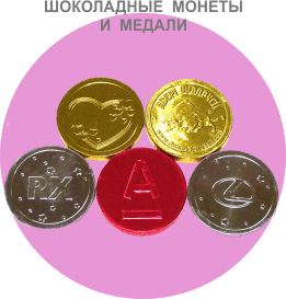 шоколадные монеты. шоколадные медали